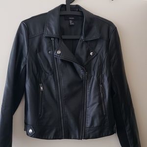 FAUX LEATHER JACKET